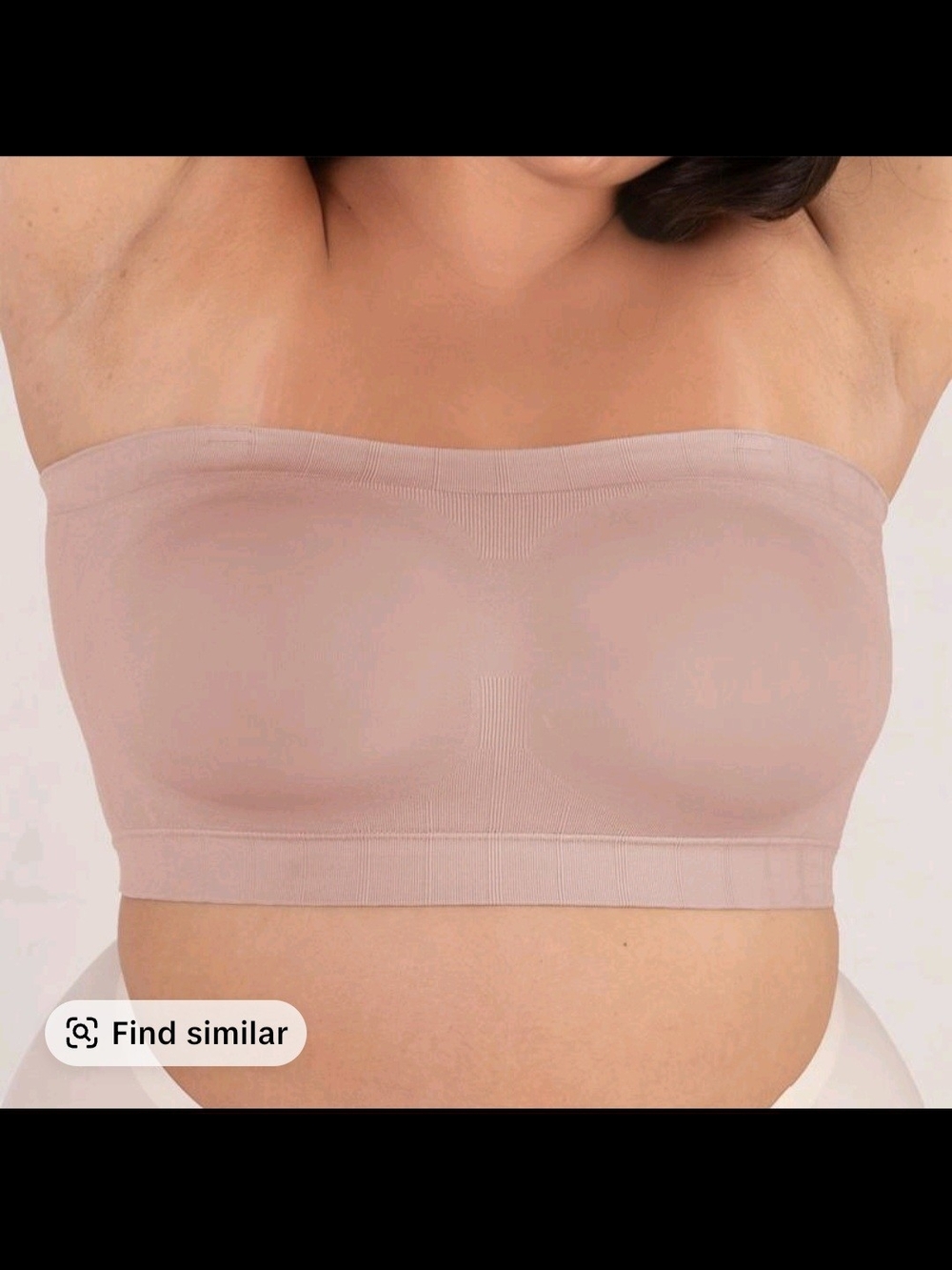 Shapermint Seamless Strapless Bandeau - Nude SIZE L